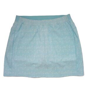 Kyodan Women's Golf Skort Pleated Skirt Biker Shorts Pale Blue  Size M